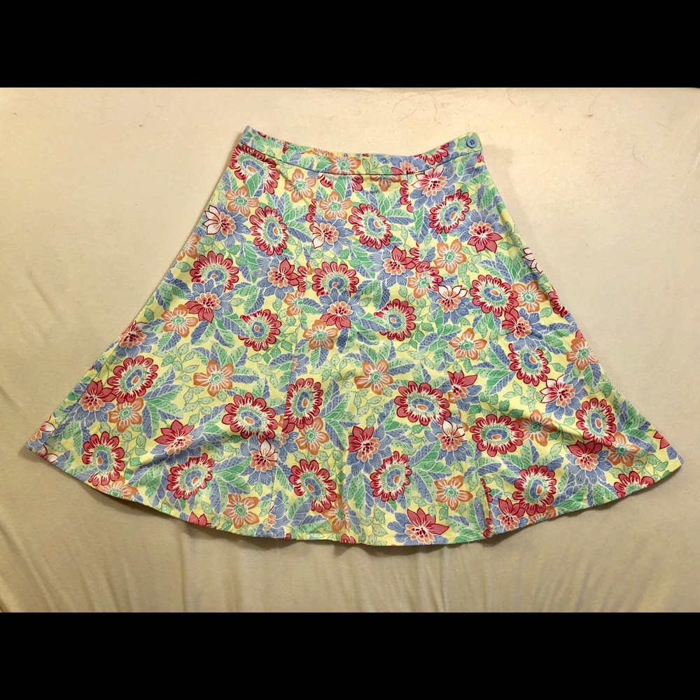 Vintage floral skirt